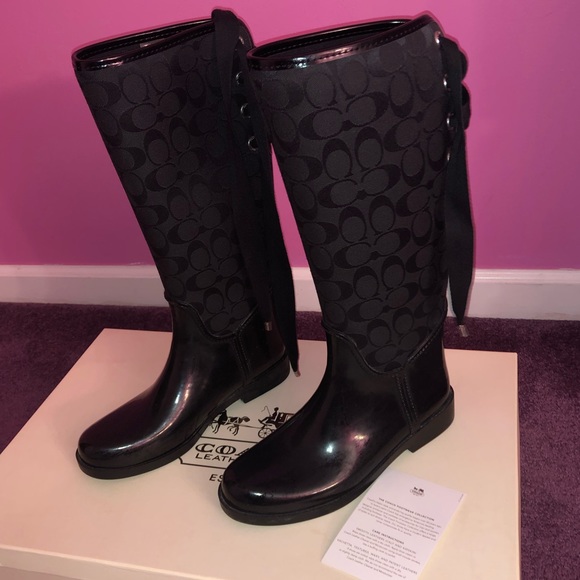 Coach Shoes - Coach Tristee Rainboots